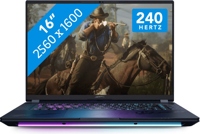 Gigabyte AORUS MASTER 16 BZH Gaming-Notebook mit Intel Core Ultra 9, 32GB RAM, 2TB SSD und RTX 5090, 16 Zoll, Schwarz/Grau - Bild 1