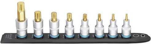 Hazet SmartRail 990-SR/8 Steckleiste mit 8 Innenvielzahn-Einsätzen (XZN), 1/2 Zoll (12,5 mm) - Bild 2