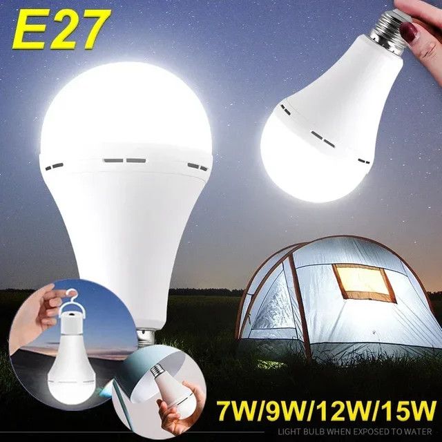 LINYILIGHT LED Camping Licht Wasserdicht und Wiederaufladbar mit Einstellbarer Helligkeit für Zelt und Angeln - Bild 1