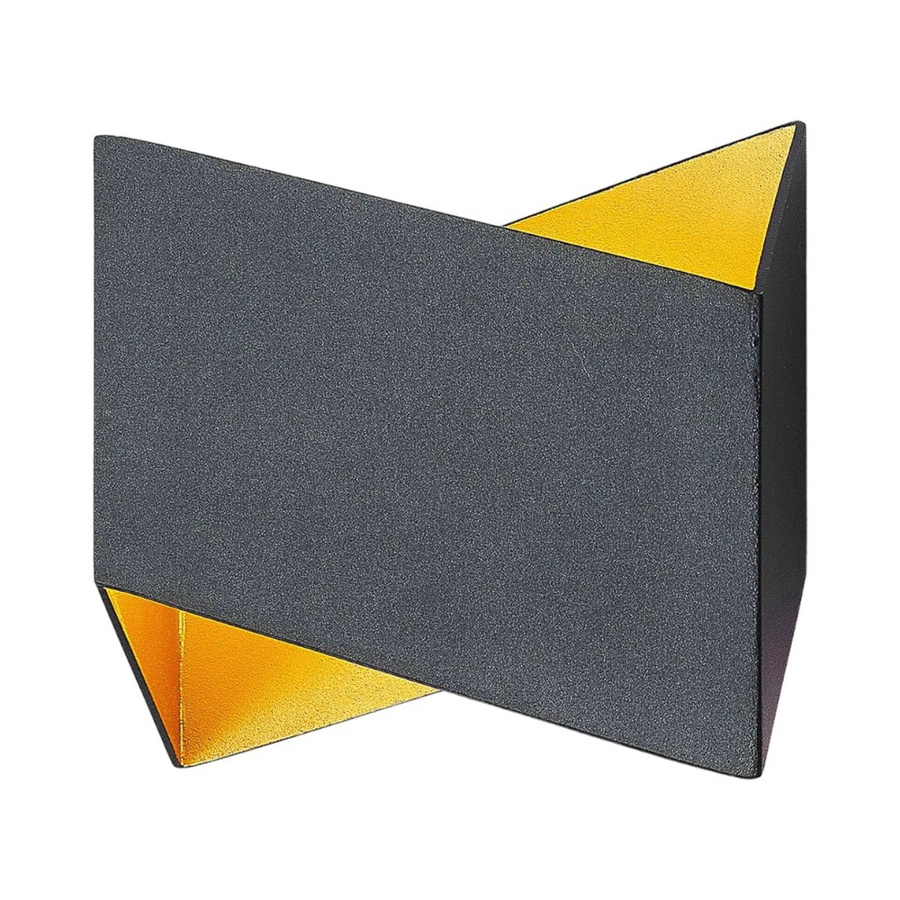 Assona Arcchio Wandleuchte Modern aus Aluminium in Schwarz, 1-flammig G9 für das Wohnzimmer - Bild 2