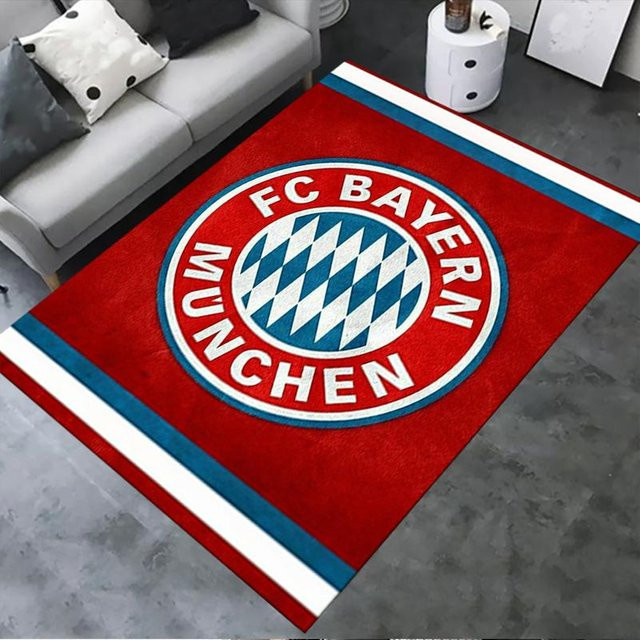 On My Love Home FC Bayern München Teppich, rot, B/T: 230 x 160 cm - Bild 1