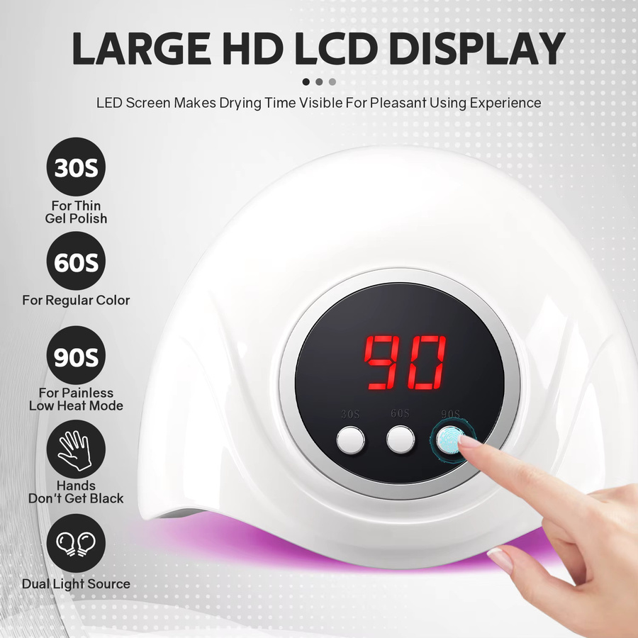 DianaBeauty UV LED Nagellampe, 72W, 24 LEDs, mit automatischer Erkennung - Bild 2