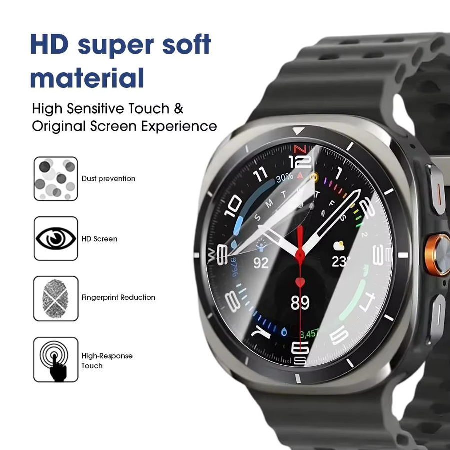 3-5 Stück Hydrogel Displayschutzfolie für Samsung Galaxy Watch 8 7 6 5 Classic, transparent - Bild 4