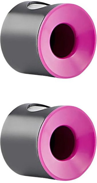 Elegant Living House Elektrische Zahnbürstenhalter Set aus Kunststoff mit Klebebefestigung, 2er Pack, Pink - Bild 1