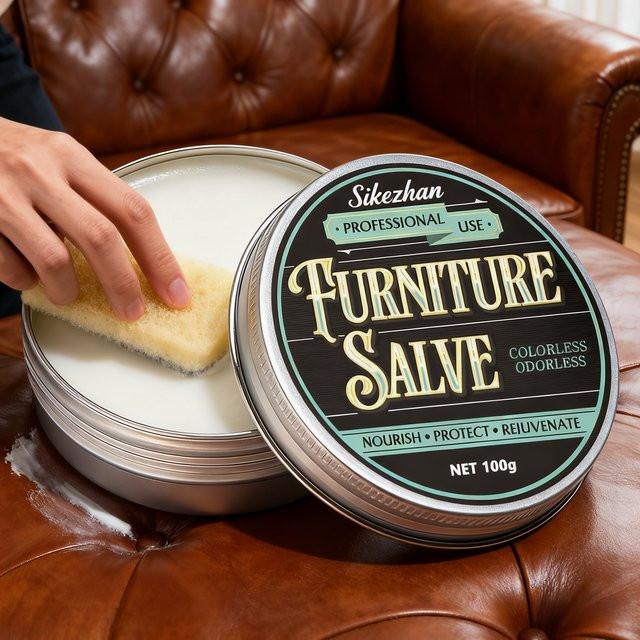 Sikezhan Sofa-Conditioner aus Naturleder – Pflegende Möbelsalbe und Lederpolitur für Sofas und Liegesessel - Bild 1