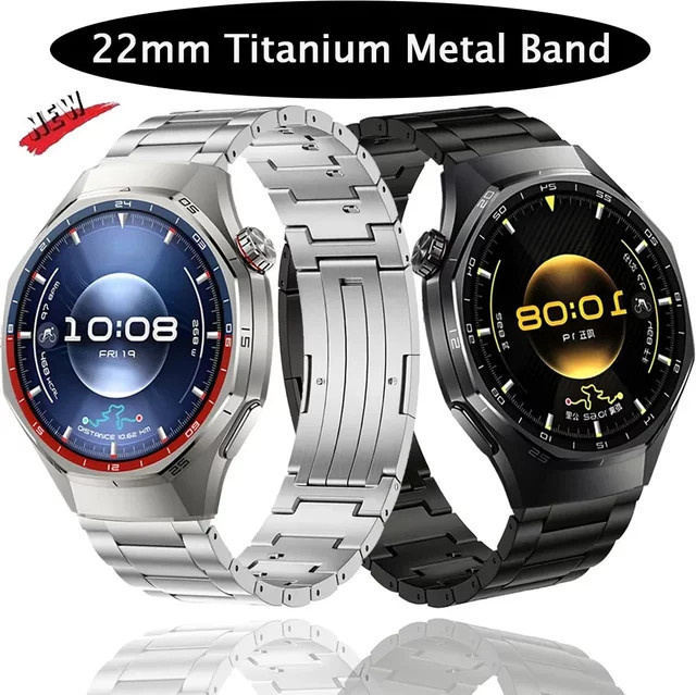 Huawei Uhrenarmband Titan, Edelstahl, 22 mm, Unisex - Bild 1