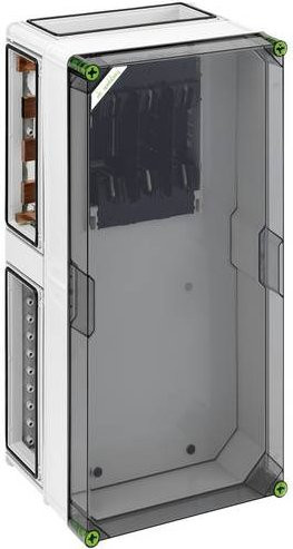 Spelsberg Verteilerschrank GSS 4215-630 in Weiß mit transparentem Deckel - Bild 1