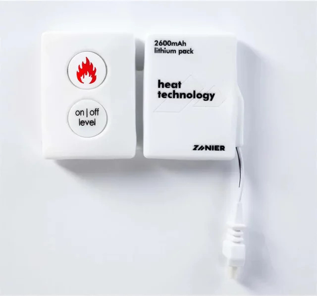 Zanier Heat Handschuhbatterie in Weiß mit 2600 mAh - Bild 1