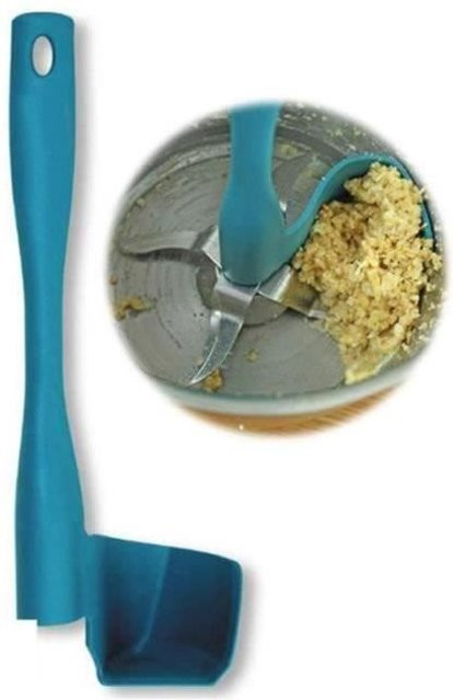 Vorwerk Thermomix Spatel CL26190-Grattoir Rotatif Blau aus Silikon und Kunststoff - Bild 1