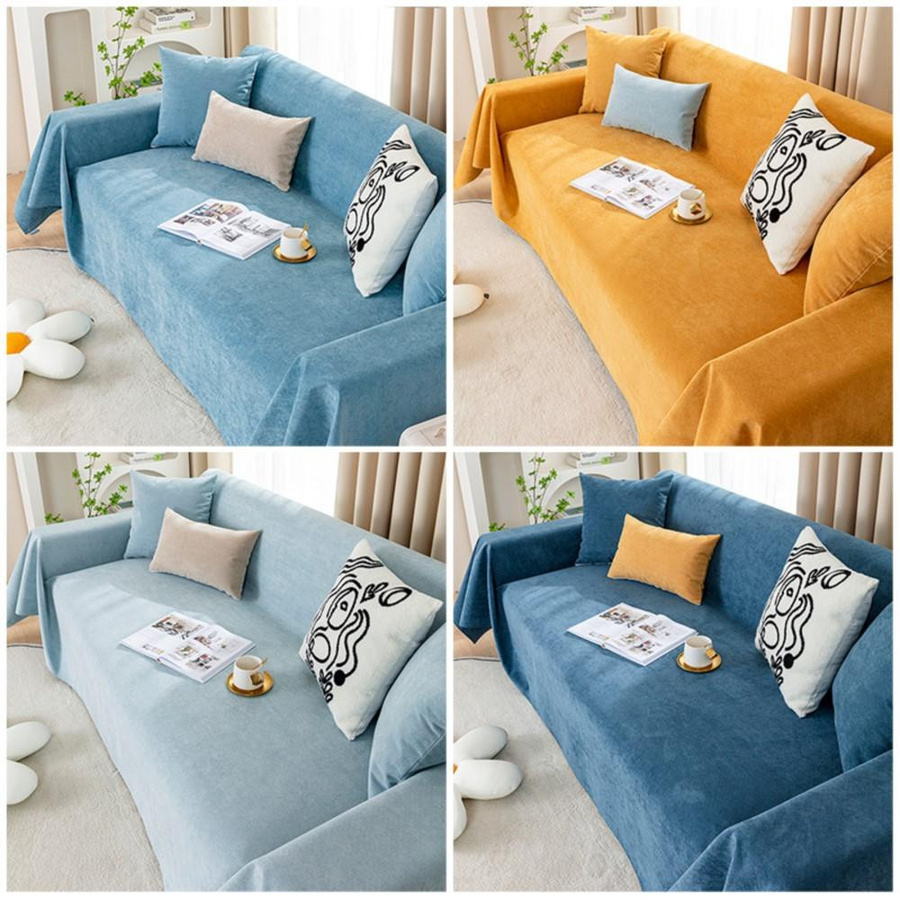 Wasserabweisender und kratzfester Sofa-Bezug von Yiran Furniture aus Polyester, B/B: 90 x 180 cm - Bild 2