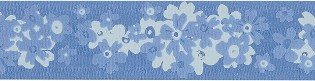 Rico Design Paper Poetry Taftband Vergissmeinnicht in Blau aus Polyester - Bild 1