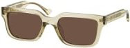 Gucci GG 1732SK Sonnenbrille, Quadratisch, Vollrand, Kunststoff, Herren, Green, Brown, Beige - Bild 1