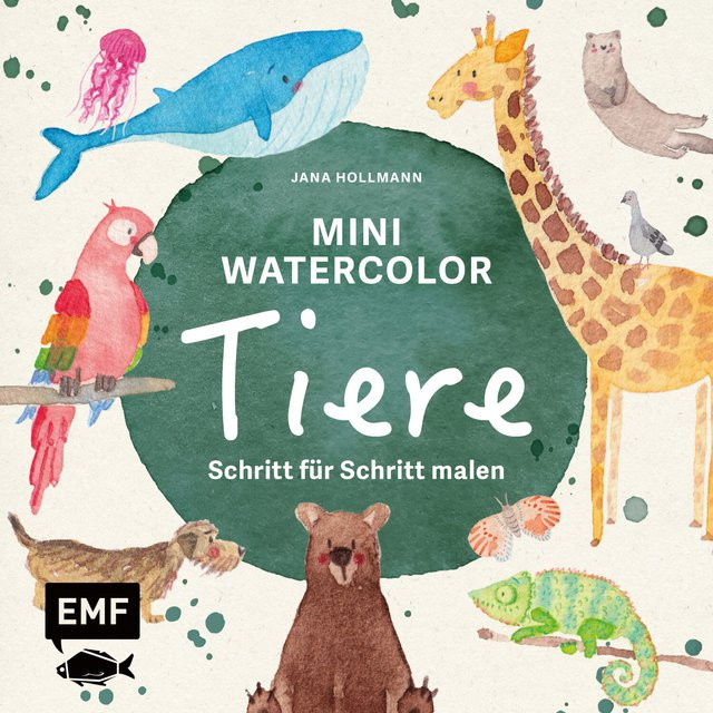 EMF Mini Watercolor - Tiere, Jana Hollmann, Sachbuch, deutsch - Bild 1