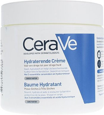CeraVe Moisturising Cream, Feuchtigkeitscreme mit Hyaluronsäure, 454 g - Bild 1