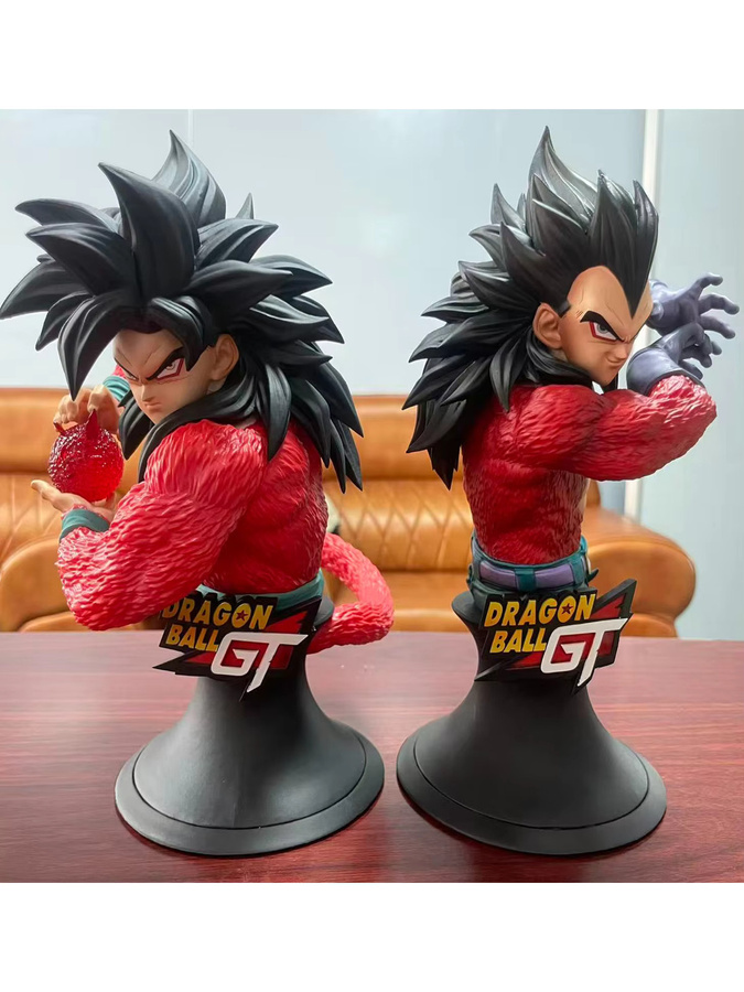 Bandai Dragon Ball SSJ4 Goku Vegeta Büste, PVC-Statue, 24cm - Bild 3
