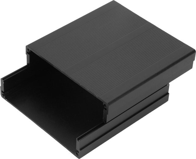 Fishine Elektronisches Projektgehäuse aus Aluminium in Matt Schwarz für Leiterplatten und Instrumentenkasten - Bild 1