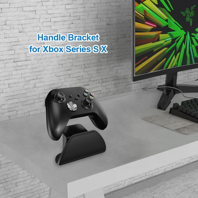 Universelle Gamepad-Tischhalterung als Controller-Ständer und Aufbewahrungsregal für Xbox Series S, Xbox Series X, Xbox One, Xbox One Slim und Xbox One X in Schwarz oder Weiß - Bild 1