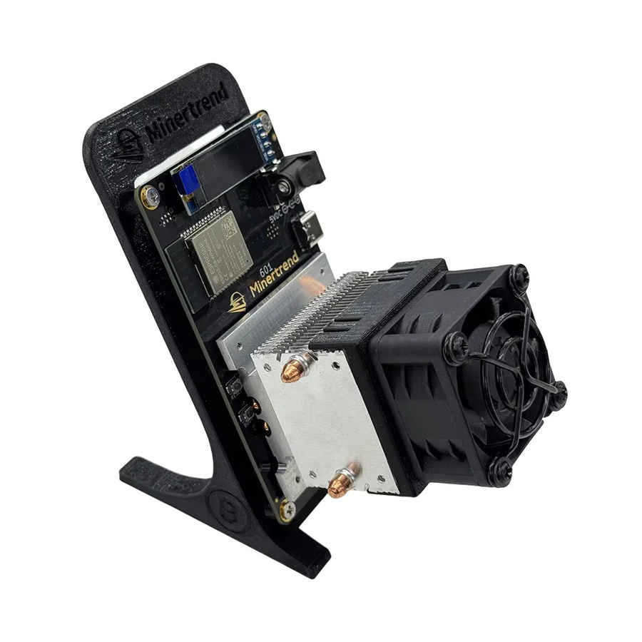 Minerfixes Bitaxe Gamma 601 Bitcoin Krypto-Miner SHA256 ASIC Solo-Mining-Maschine in Schwarz und Blau - Bild 4
