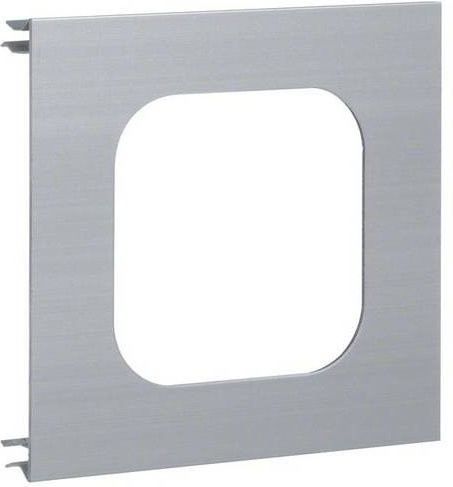 Hager Blende BRA1201R18ELN in Silber Aluminium Flush Design - Bild 1