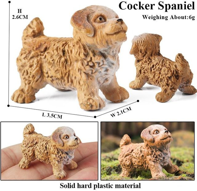 Oenux Hunde Tiermodell Figuren PVC ab 3-6 Jahren - Bild 1
