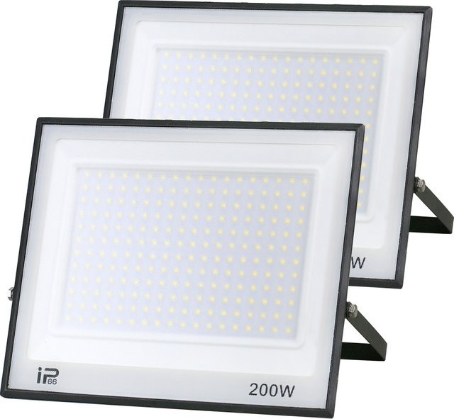 Wasserdichter LED Außenfluter IP66 für Garten und Werbetafeln in Schwarz oder Weiß - Bild 1