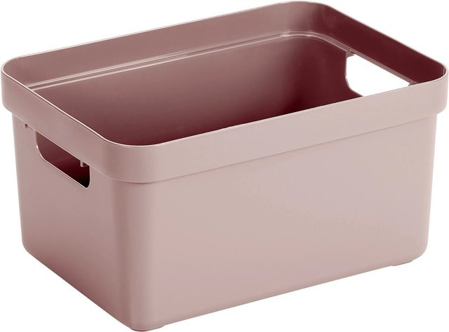 Sunware Aufbewahrungsbox Sigma Home 5 in Pink, stapelbar mit Griffen - Bild 1