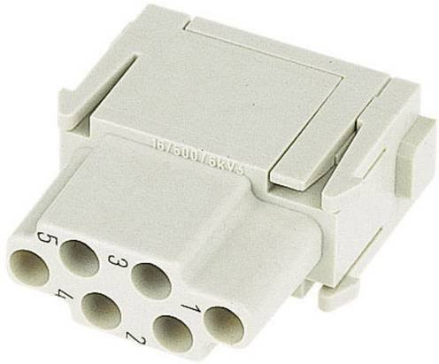 HARTING Han C-Modul 6 Buchseneinsatz mit PE Crimpen in Weiß (09140063101) - Bild 1