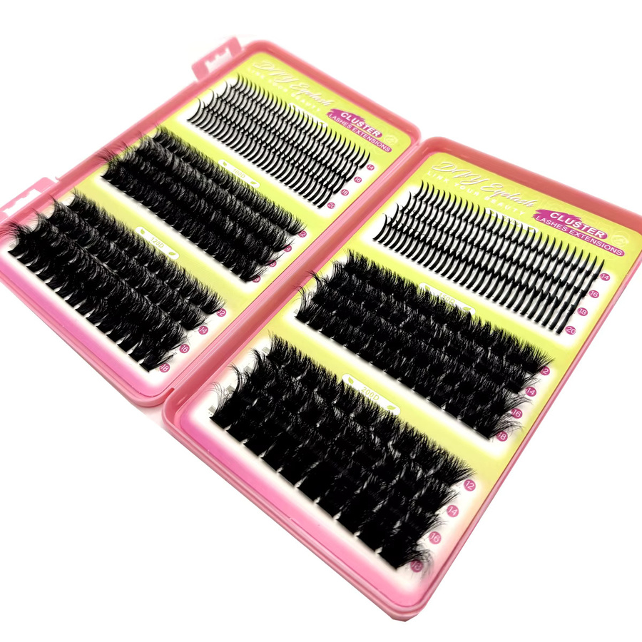 MKYDCG Wimperncluster Spikes, Black, Unisex - Bild 2