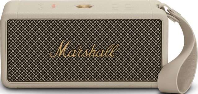 Marshall Middleton Bluetooth-Lautsprecher in Beige mit IP67-Schutz und USB-C - Bild 1