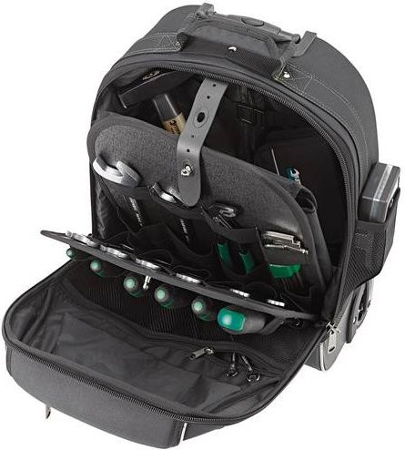 Stahlwille Universal Werkzeugrucksack 13215/105, 105-teilig, Schwarz, B/T/H: 38,0 x 25,0 x 52,0 cm - Bild 1