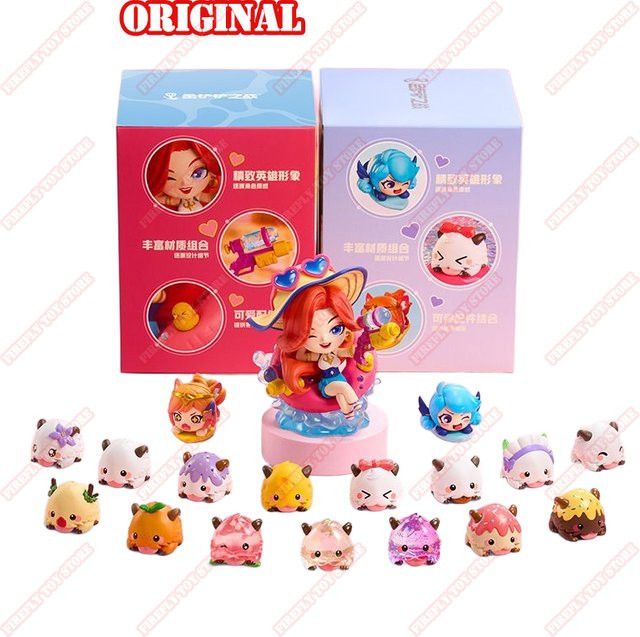 Bandai League of Legends Teamfight Tactics Poro Action Model Figure Multicolor - Bild 1