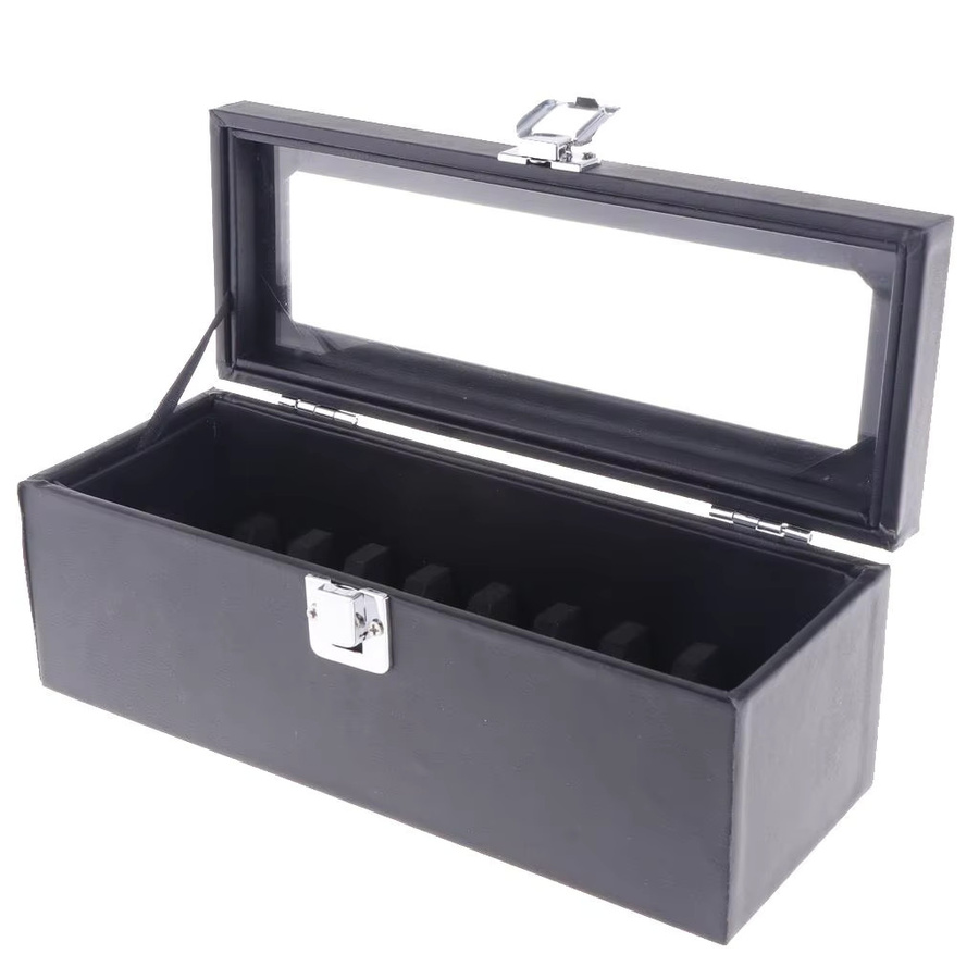 Phenovo Schmuckbox mit Deckel als Armband Aufbewahrung und Display Organizer in Schwarz - Bild 2