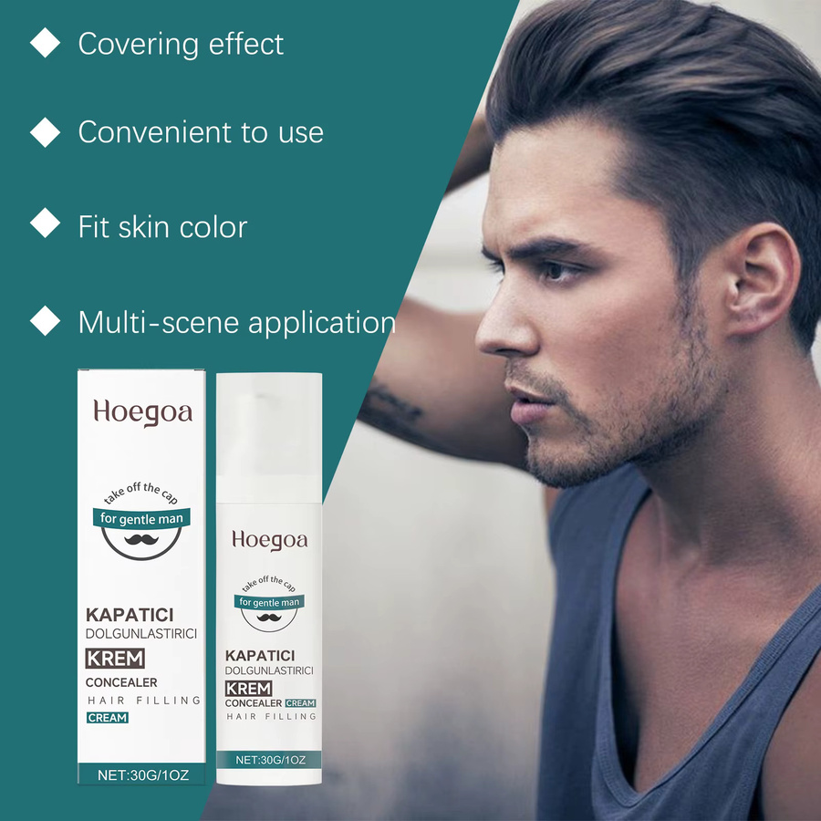 HOEGOA Haaransatz-Concealer Creme, Schwarz, Unisex - Bild 4