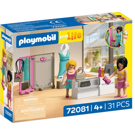 PLAYMOBIL myLife Modeboutique 72081 Konstruktionsspielzeug für Kinder ab 4 Jahren