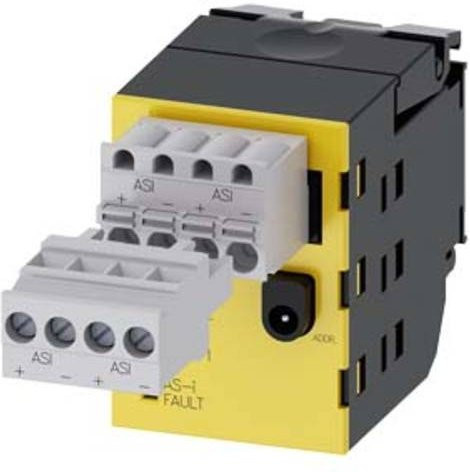 Siemens Interface 3SU1400-1EA10-2AA0 in Schwarz und Gelb, 36.1V, IP20, Kunststoff - Bild 1