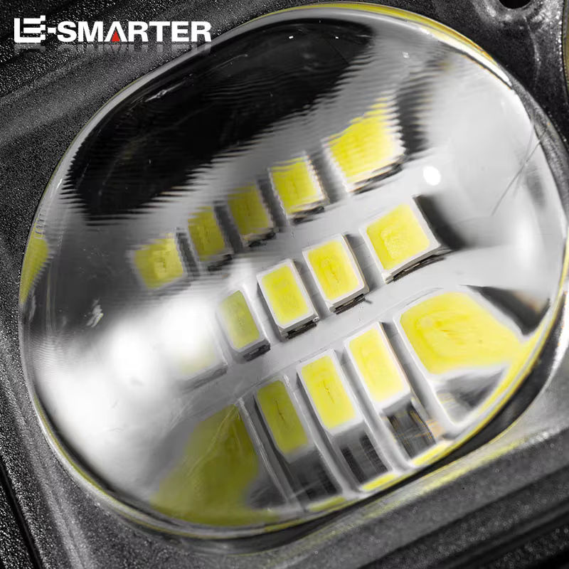 ESMARTER Solar LED Außenleuchte mit Bewegungssensor, wasserdichte Gartenlampe für Hof und Wand, Schwarz - Bild 3