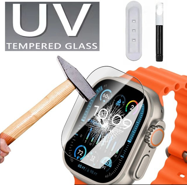 Apple Displayschutz Gehärtetes Glas, Transparent, Unisex - Bild 1