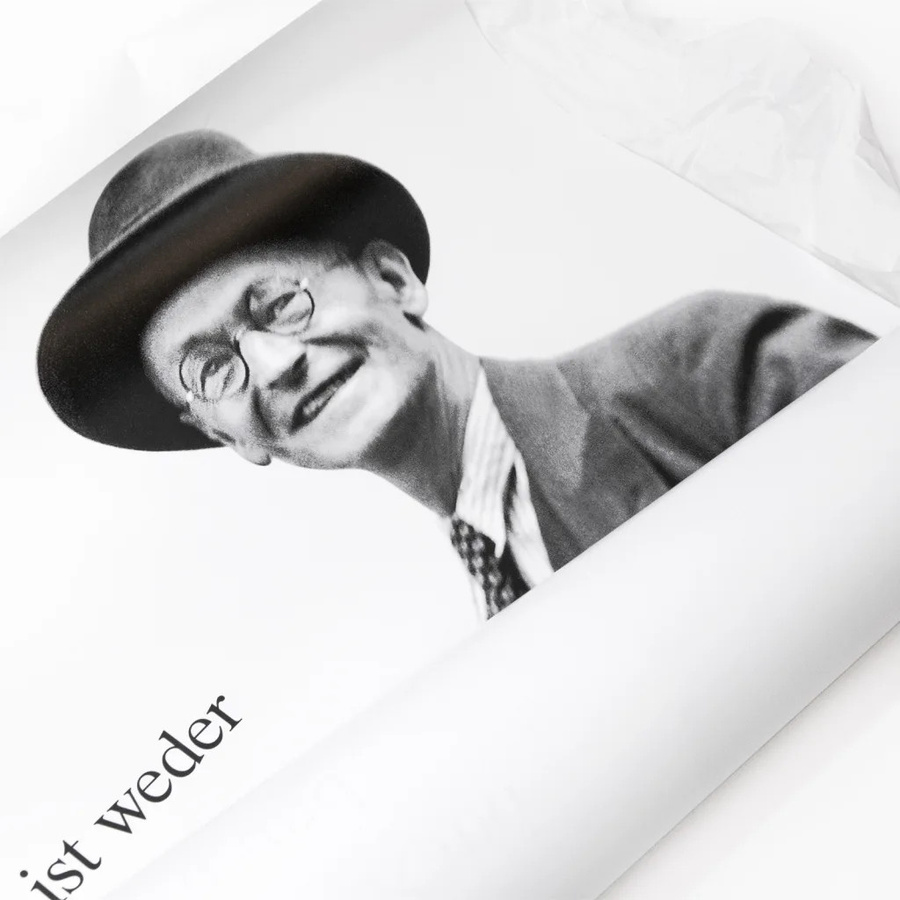 Poster Hermann Hesse Lebensgroß vom Suhrkamp Verlag aus Papier - Bild 2