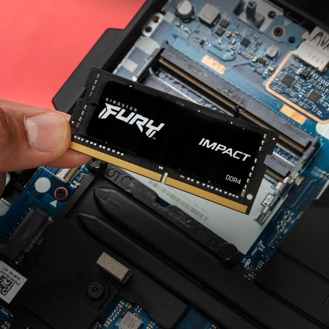 Kingston FURY Impact DDR4 Laptop-Arbeitsspeicher Modul 32 GB 3200 MHz SO-DIMM CL20 Schwarz - Bild 2