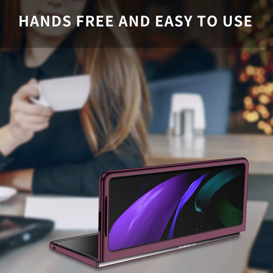 Schutzhülle für Samsung Galaxy Z Fold 7, 6, 5, 4, 3 in Schwarz, ultradünne und stoßfeste PC-Telefonabdeckung mit mattem Gefühl und rutschfestem Design - Bild 4