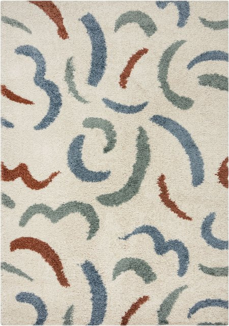 Abstrakt Teppich Kadima Design in Multicolour mit Linienmuster, B/T: 160 x 230 cm - Bild 1