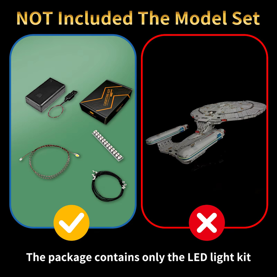 LYBMTWF LED-Beleuchtungsset für Lego 10356 Star Trek - Bild 1