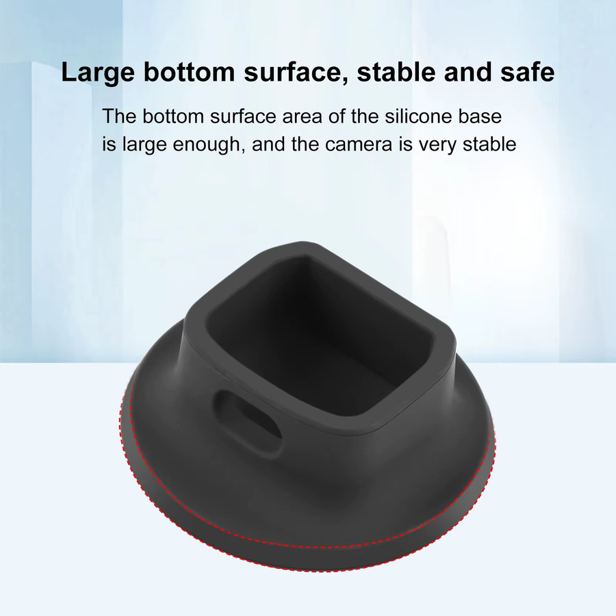 PULUZ Silikon-Dockingstation Desktop-Ladestation Halterung für DJI Osmo Pocket 4 / 3 in Schwarz - Bild 3