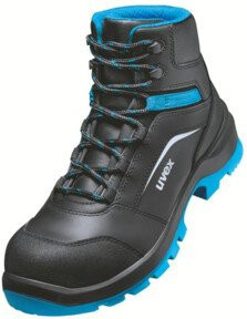 Uvex Stiefel 2 Xenova S3 Sicherheitsschuhe Schwarz Blau Größe 37 Weite 12 - Bild 1