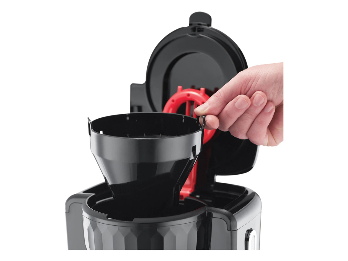 Russell Hobbs Kaffeemaschine Honeycomb in Schwarz mit Glaskanne und Warmhaltefunktion - Bild 2