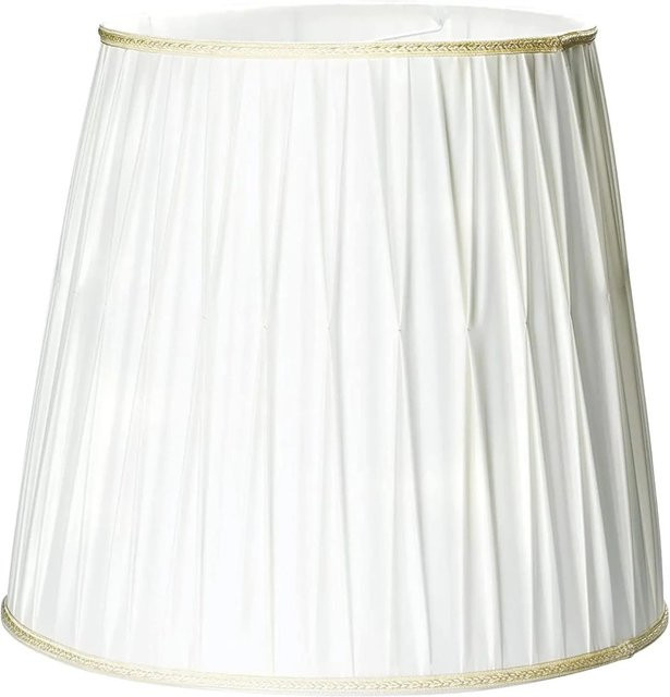 Orion Lightstyle Lampenschirm für Stehlampe aus Stoff in Beige, Gold/Messing oder Weiß, Durchmesser: 55 cm - Bild 1