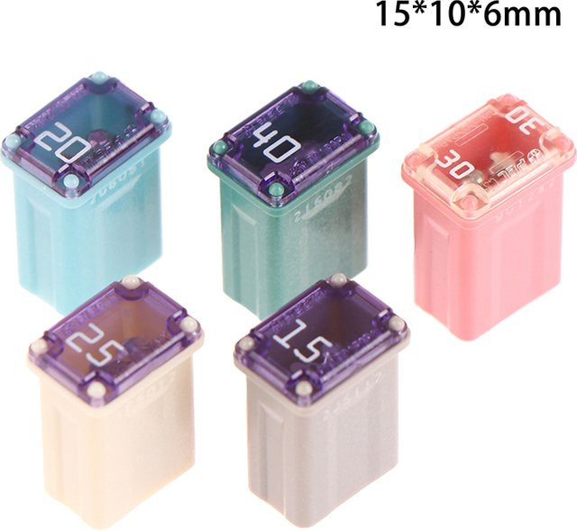 JINHF Mini-Vierkant KFZ-Sicherungssatz mit wasserdichtem Sicherungskasten in Multicolor - Bild 1