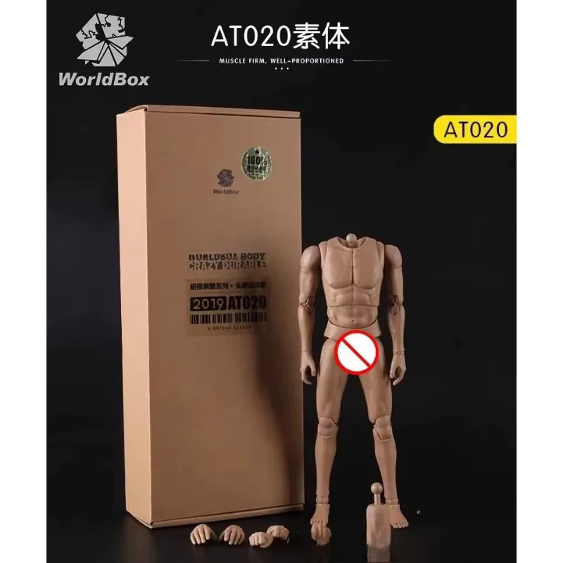 WorldBox Männlicher Soldat Muskelkörpermodell, 1/6 Maßstab, Actionfiguren Kopfskulptur - Bild 2