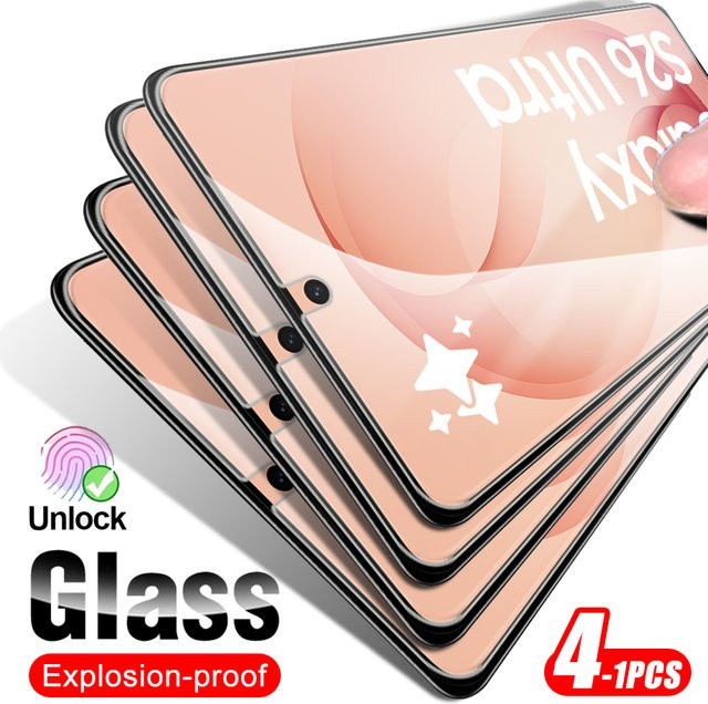 Samsung Galaxy S26 Ultra 5G Displayschutzfolie Set aus 1 bis 4 Stück, 9H Panzerglas, transparent - Bild 1
