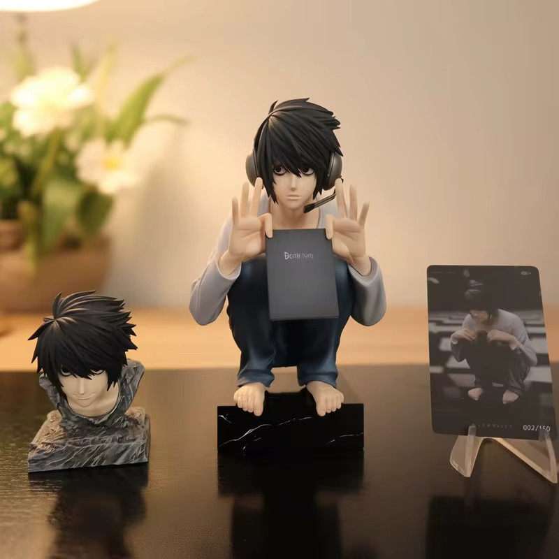 Bandai Death Note L Lawliet Figur, Anime Modell Spielzeug, 15cm - Bild 5